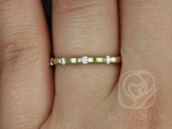 Ready to Ship Juno 14kt WHITE Gold Diamond HALFWAY Eternity Ring,Diamond Band,Tension Set Ring,Anniversary Gift,Promise Ring,Wedding Ring