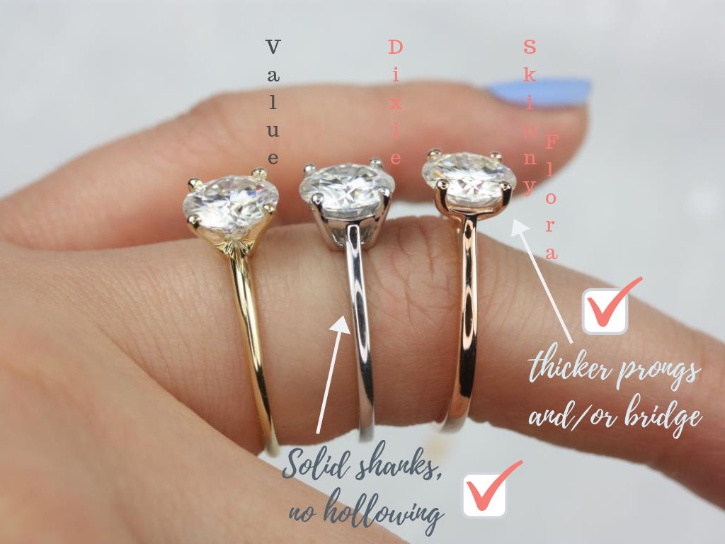 BEMI Elegant White Gold Setting Colorful Zircon Statement Ring Engagement Wedding Promise Rings for Women