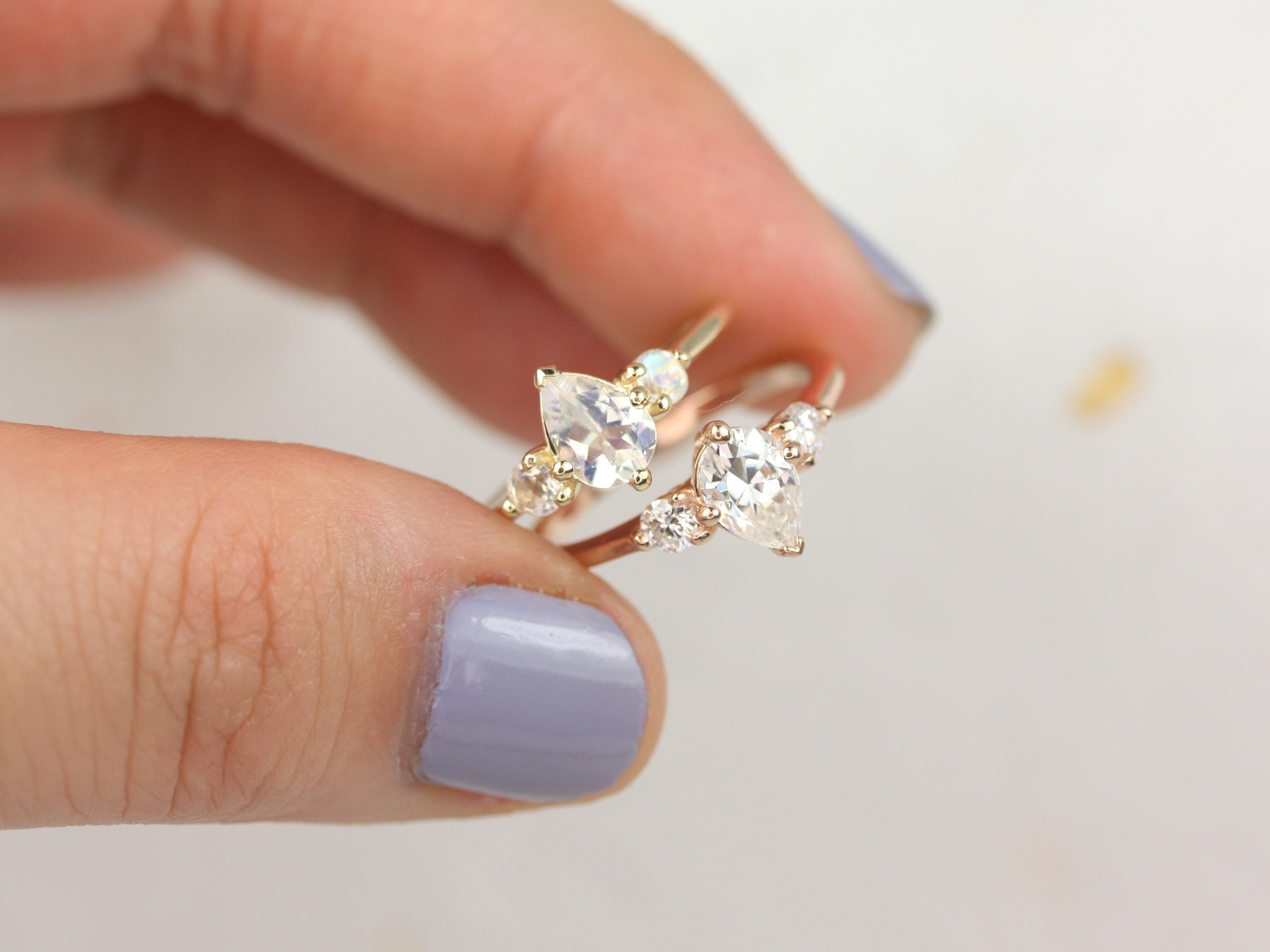 Greta Louise Moonstone Ring