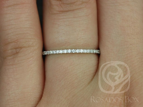 14kt Matching Band to 5mm Barra/5mm & 6mm Kitana Diamond HALFWAY Eternity Ring,Diamond Stacking Ring,Diamond Wedding Ring,Petite Ring