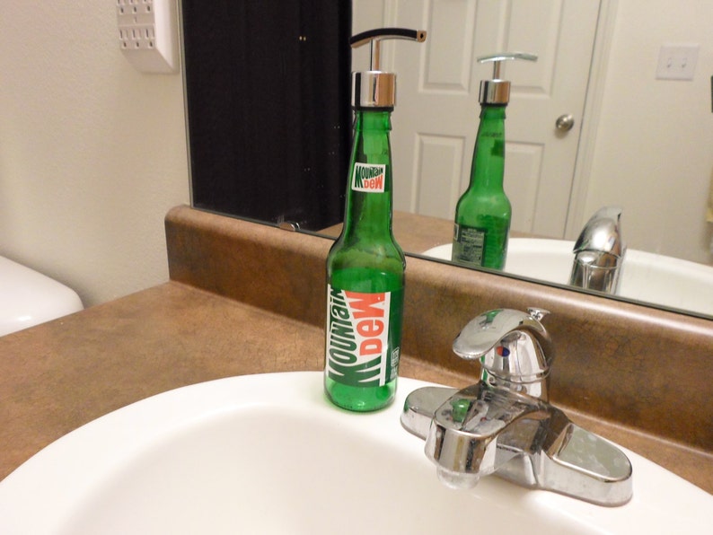 Mountain Dew Soap Dispenser Soap Pump Lotion Dispenser Etsy