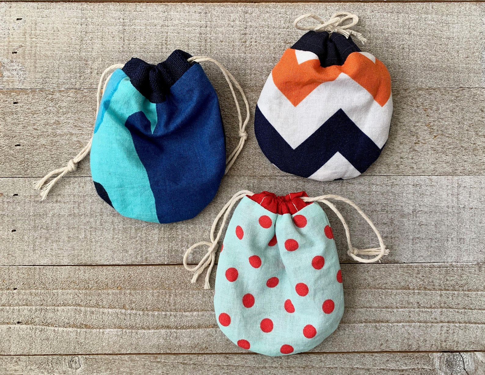 Small Lined Drawstring Bag, Tiny Drawstring Bags, Earbuds Case, Little ...