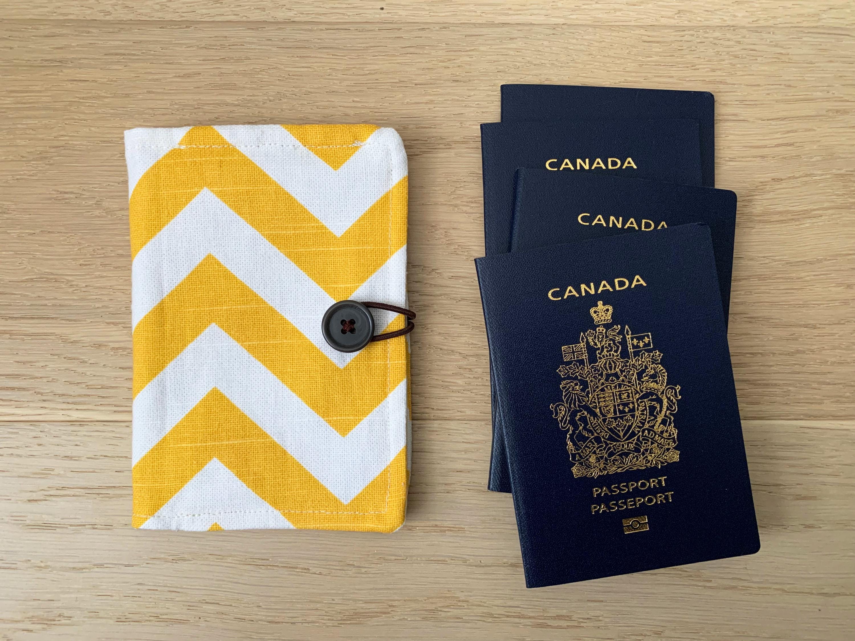 Passport Cover, Family Passport Holder Fabric Passport Travel