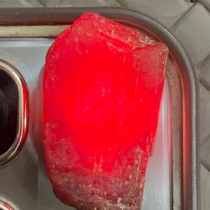 62ct Natural Rough Ruby Cutting Grade Gemstone From Africa