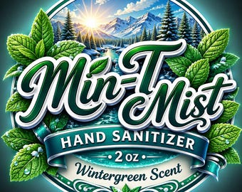 Wintergreen Vattenfri Återfuktande Handrengöring Isopropylalkohol 80%