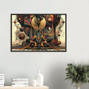 African American Framed Wall Art, The Mourner's Bench, Black Church Prayer Art Print, Afrocentric Spiritual Decor, Ready to Hang image 4