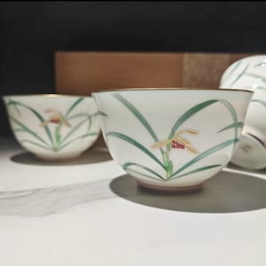 ​【Unused】 Koransha Bowl & Plates (5pcs) Koransha Bowls - Etsy