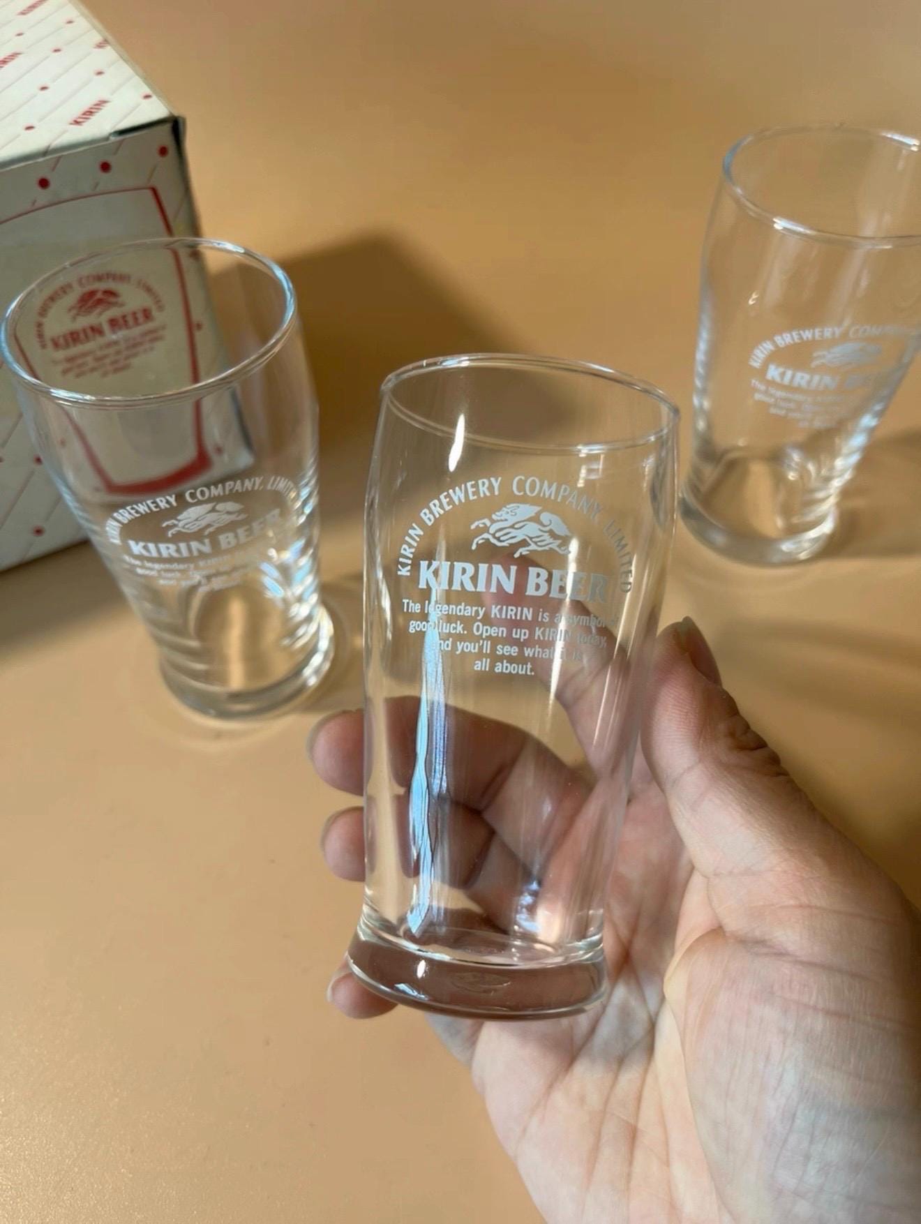 Kirin Beer Glass - Etsy