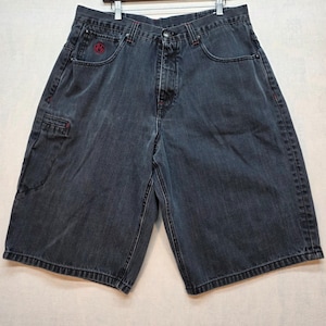 archive】 Black suede leather jorts/y2k Black jorts | Y2K
