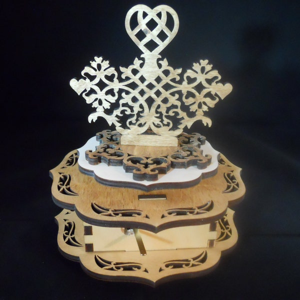 Glass Music Box Etsy