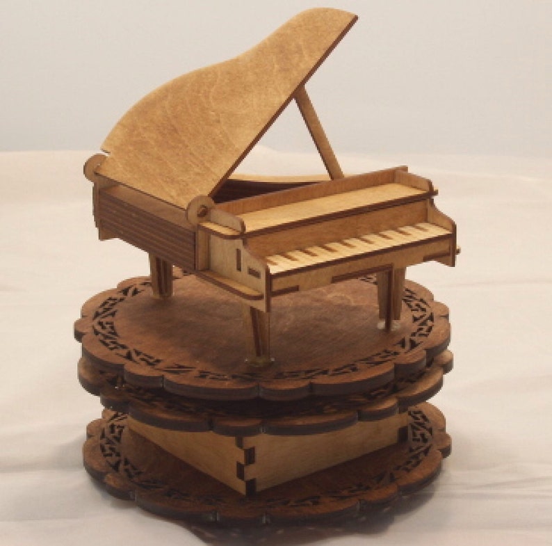 Music Box Piano Free Shipping Etsy