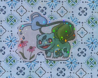 Pegatina holográfica de Bulbasaur
