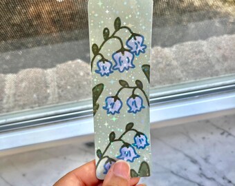 Lily of the Valley Single Sided Holographic Bookmark