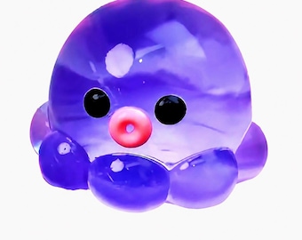 Homemade Bubble Octopus Squeeze Toy, Slow Rising TPR Sensory Fidget Toy, Stress Relief Squishy, Party Birthday Gift