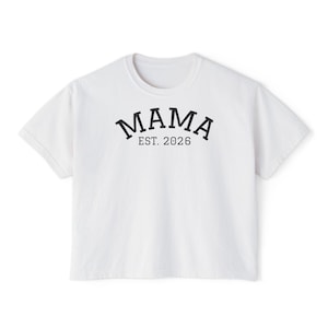 Dam Boxy Mama Est. T-shirt