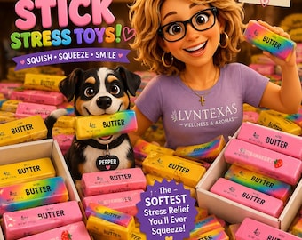 Butter Stick Stress Toy | Squishy Fidget Sensory Toy