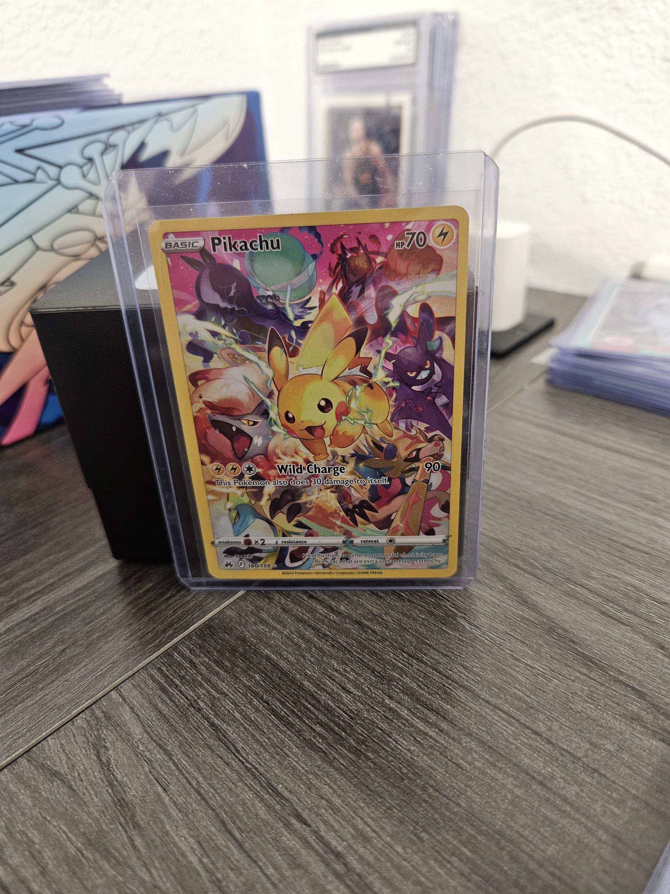 Crown Zenith Pikachu Card - Etsy