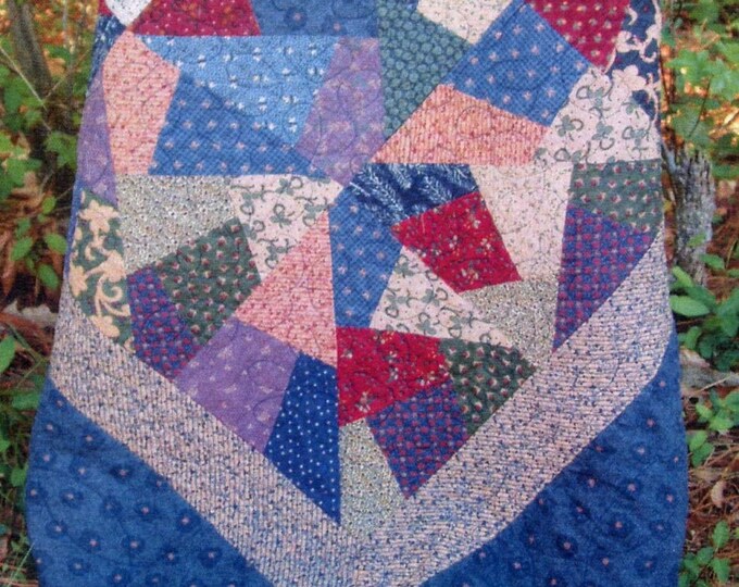 Kwik Krazy Quilt, Scrapbuster Quilting Pattern, From Two Kwik Quilters
