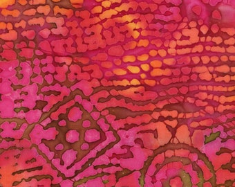 by the Half Yard Rainbow Dots Dreamcatcher Batik from Textile Creations 44 Wide