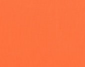 Orangeade, Kona Cotton Solids, from Robert Kaufman, 44-45 quot Wide, by the Half Yard, K001-853