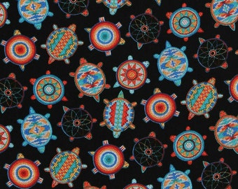 Southwestern Turtles, from the Tucson Collection, by Elizabeth's Studio - 44" Wide, by the Half Yard