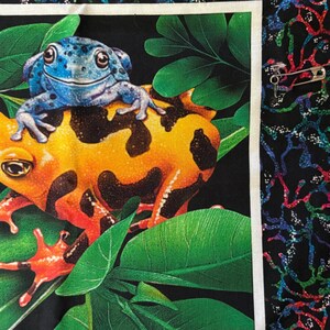 Jewels of the Jungle Quilting Bundle, Panel + 3 Coordinates image 6