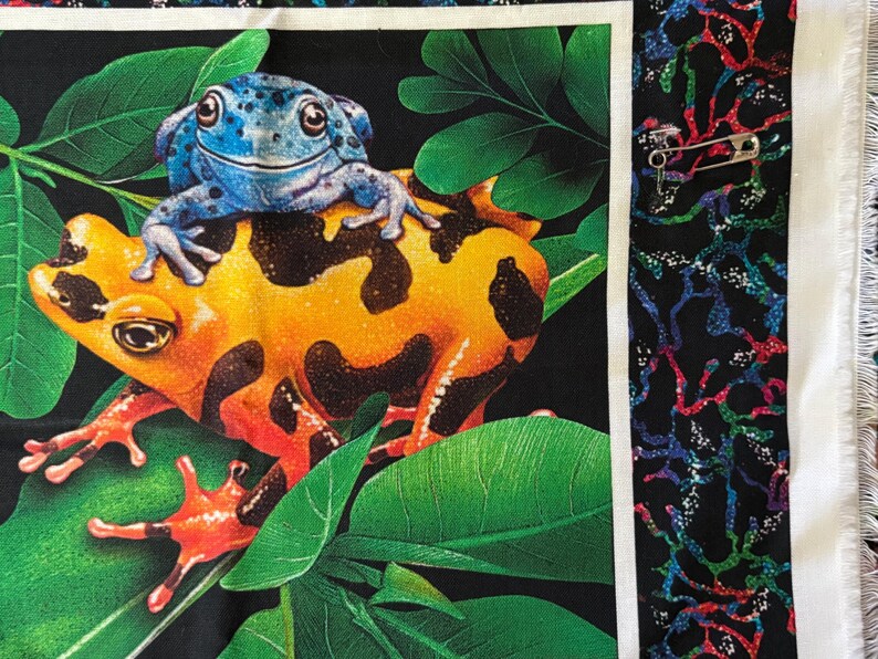 Jewels of the Jungle Quilting Bundle, Panel + 3 Coordinates image 6