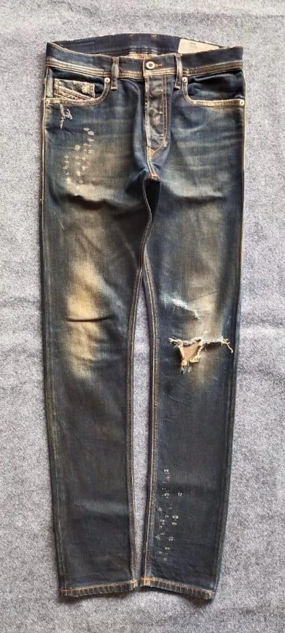 Diesel, Vintage Diesel Industri Distressed Denim