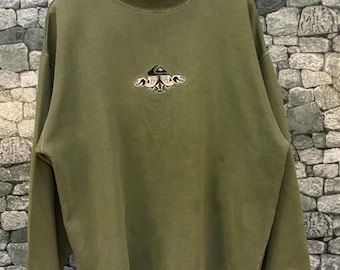 Vintage Quiksilver Surfing-sweater uit de jaren 90