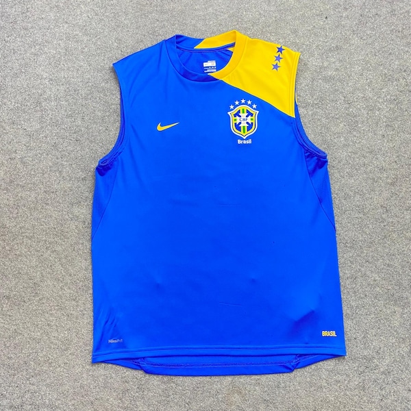 Vintage Nike Brasil trainingssinglettrui