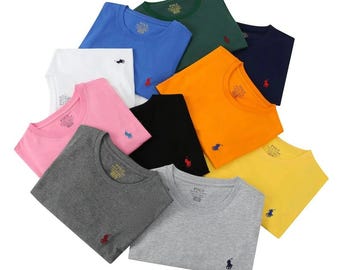 Polo Ralph Lauren Herren Classic Fit Rundhals-T-Shirt aus 100% Baumwolle