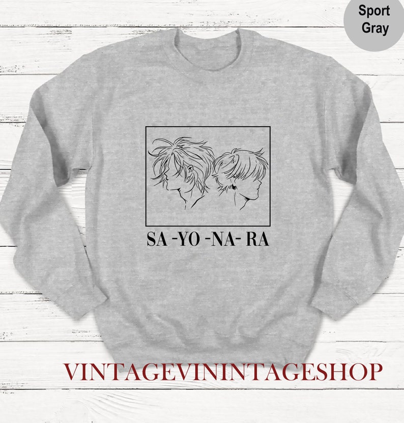 Sayonara Banana Fish My Soul is Always With You Ash Lynx Etsy