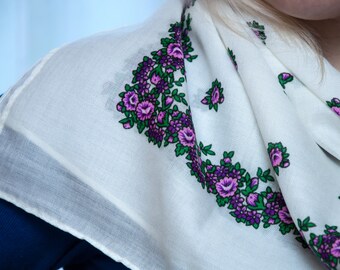 YVES SAINT LAURENT - Silk scarf - Etsy 日本