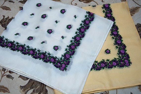 Ukrainian shawl. Floral Wedding chale foulard. uk… - image 5