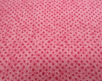 3- Yds Fabric Quilting Cotton 44 In Wide Pink Dots Yardage FREE SHIPPING (199)