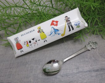 Rolex Lucerne Souvenier Spoon Bucherer Switzerland Stainless Steel Silver In Original Packaging Collectible Vintage FREE SHIPPING (1619)