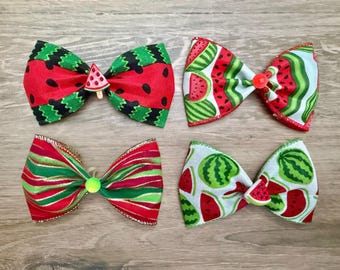 8-delige grote watermeloenstrikjes voor honden, halsband