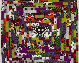 No. 13, Day of the Dead Miniature String Quilt