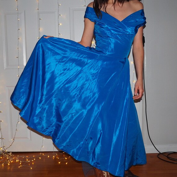 taffeta ball gown