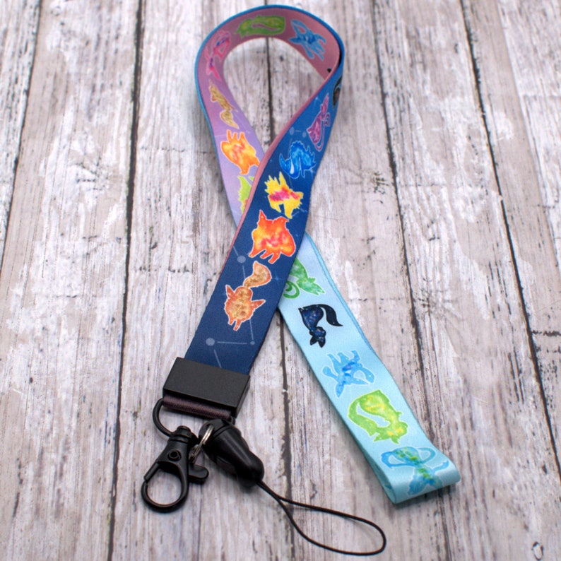 Galaxy Eeveelutions Lanyard image 1