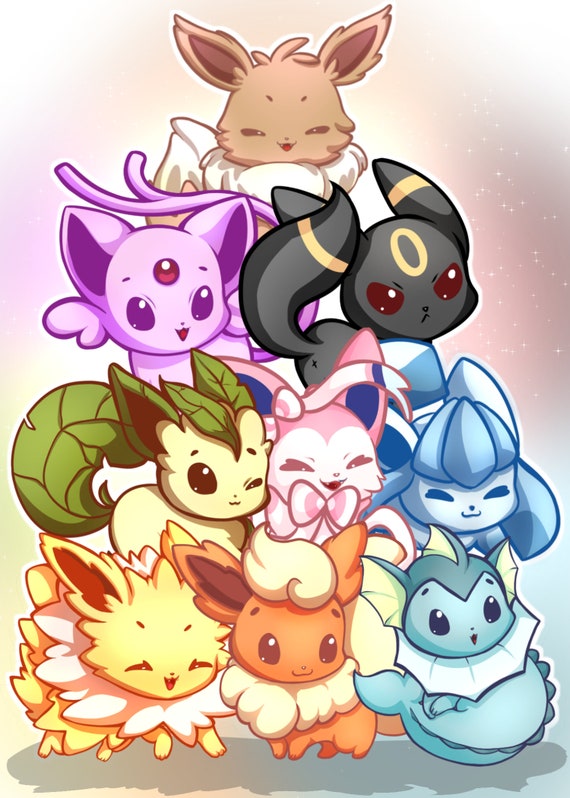 35+ Ideas For Cute Eeveelutions Chibi - Listamp Studio
