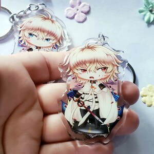 Owari no Seraph Mika Acrylic Keychain image 2