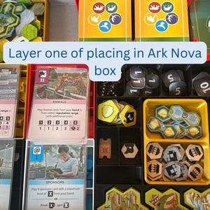 Ark Nova Complete Board Game Insert Collection