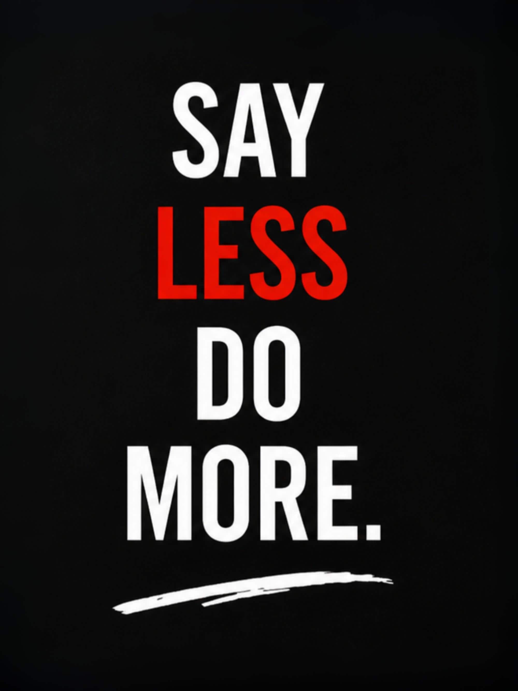 Say Less Print - Etsy