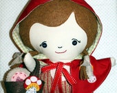 Handmade Little Red Riding Hood Doll