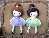 Handmade Little Ballerina Dolls