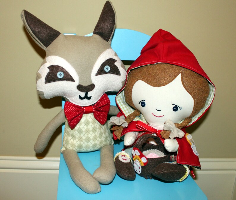 Handmade Little Red Riding Hood Doll image 3