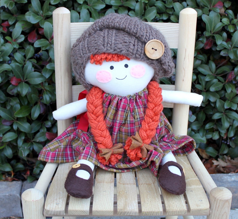 Handmade Sarah Jane Rag Doll image 1