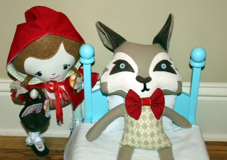 Handmade Little Red Riding Hood Doll image 5