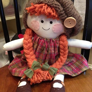 Handmade Sarah Jane Rag Doll image 2